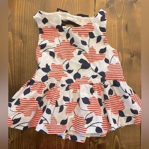 Baby girls Janie and Jack shirt size 12-18 months